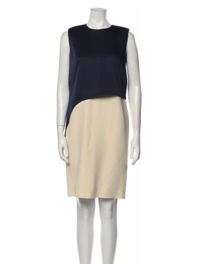 Derek Lam Colorblock Pattern Dress, small